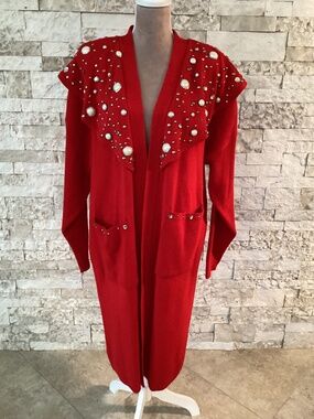 Focus USA Vintage Embellished Cardigan/Duster